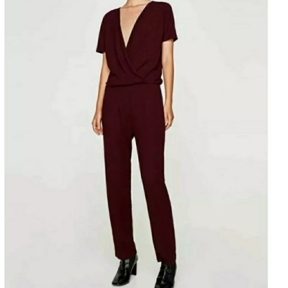 Zara Trafaluc Black Jumpsuit - Picture 1 of 7